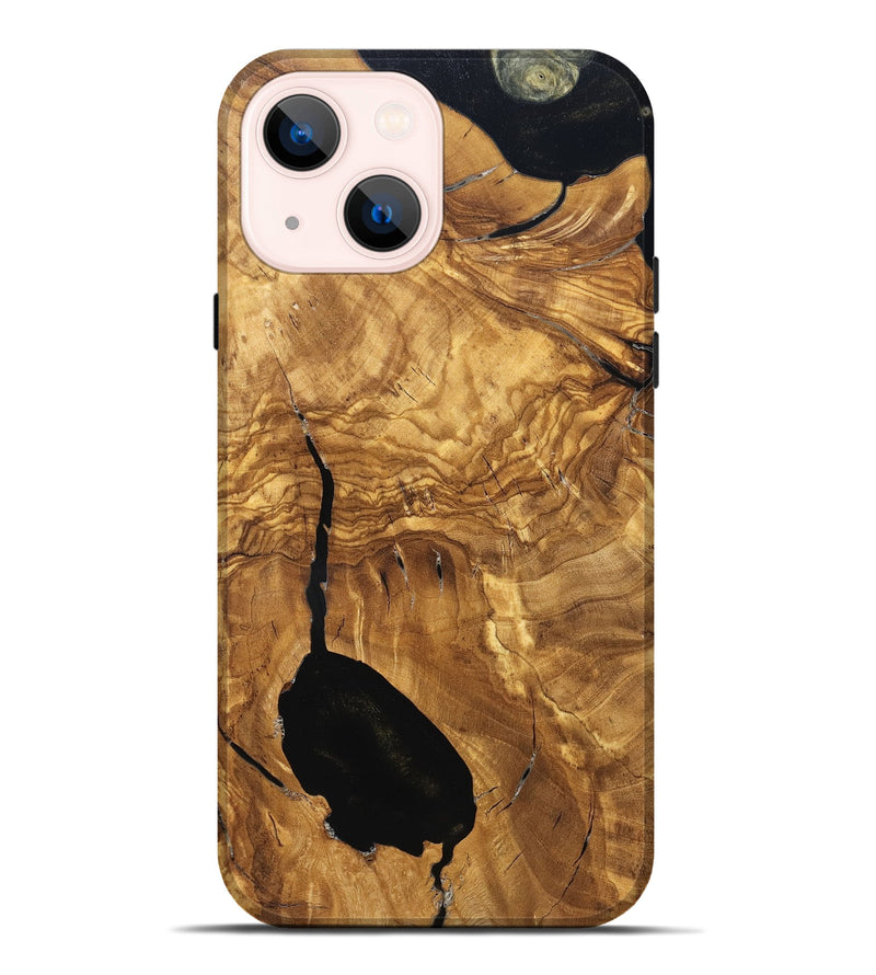 iPhone 14 Plus Wood Live Edge Phone Case - Jairo (Solid Wood, 825603)
