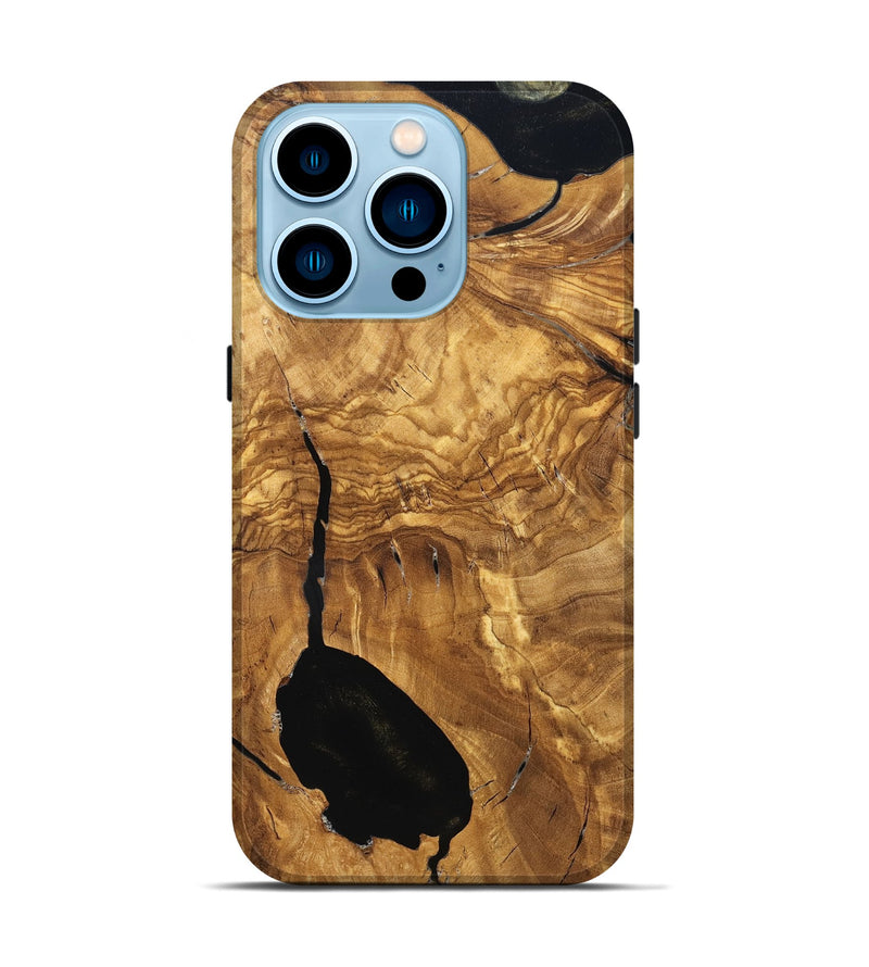 iPhone 14 Pro Wood Live Edge Phone Case - Jairo (Solid Wood, 825603)