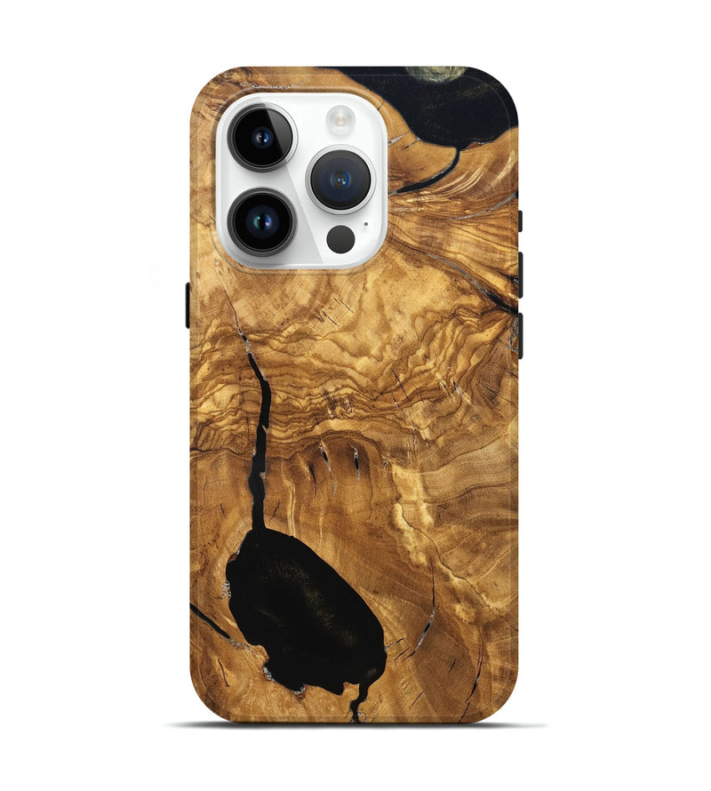 iPhone 15 Pro Wood Live Edge Phone Case - Jairo (Solid Wood, 825603)