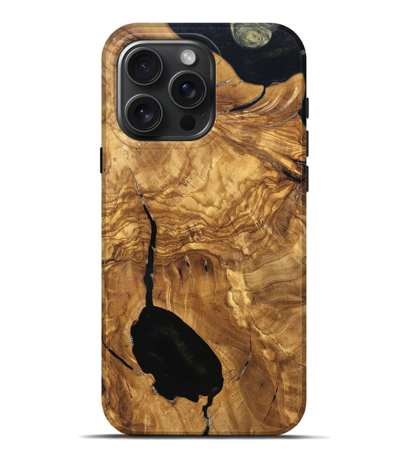 iPhone 16 Pro Max Wood Live Edge Phone Case - Jairo (Solid Wood, 825603)
