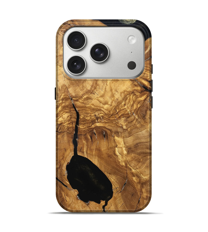 iPhone 17 Pro Wood Live Edge Phone Case - Jairo (Solid Wood, 825603)