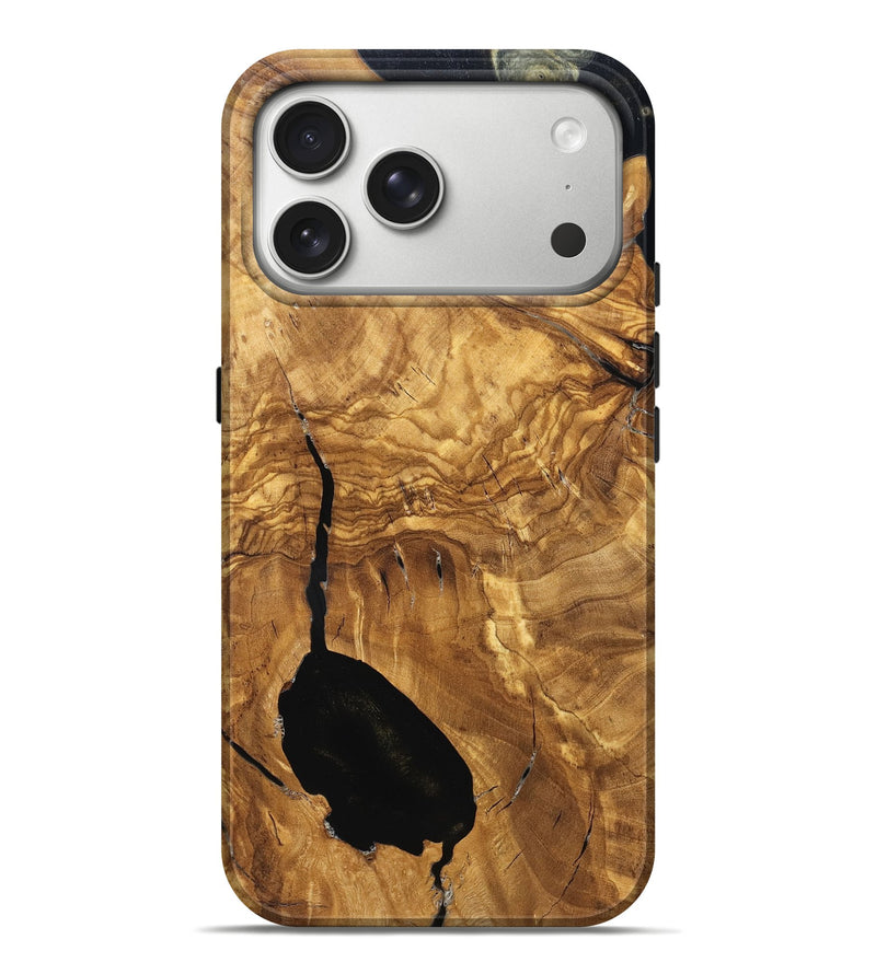 iPhone 17 Pro Max Wood Live Edge Phone Case - Jairo (Solid Wood, 825603)