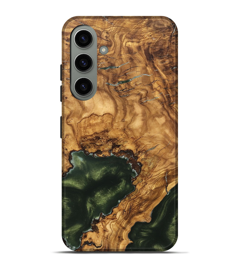 Galaxy S24 Plus Wood Live Edge Phone Case - Irving (Ancient Olive, 825604)