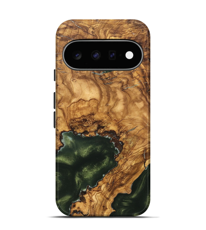 Pixel 11 Wood Live Edge Phone Case - Irving (Ancient Olive, 825604)