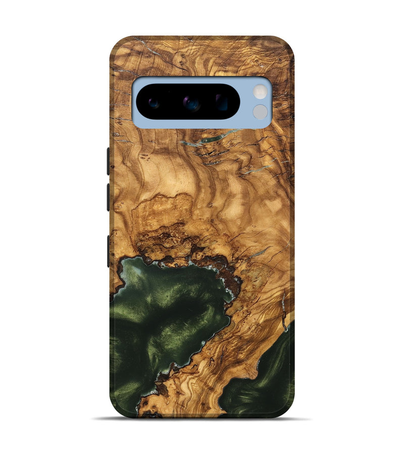 Pixel 8 Pro Wood Live Edge Phone Case - Irving (Ancient Olive, 825604)