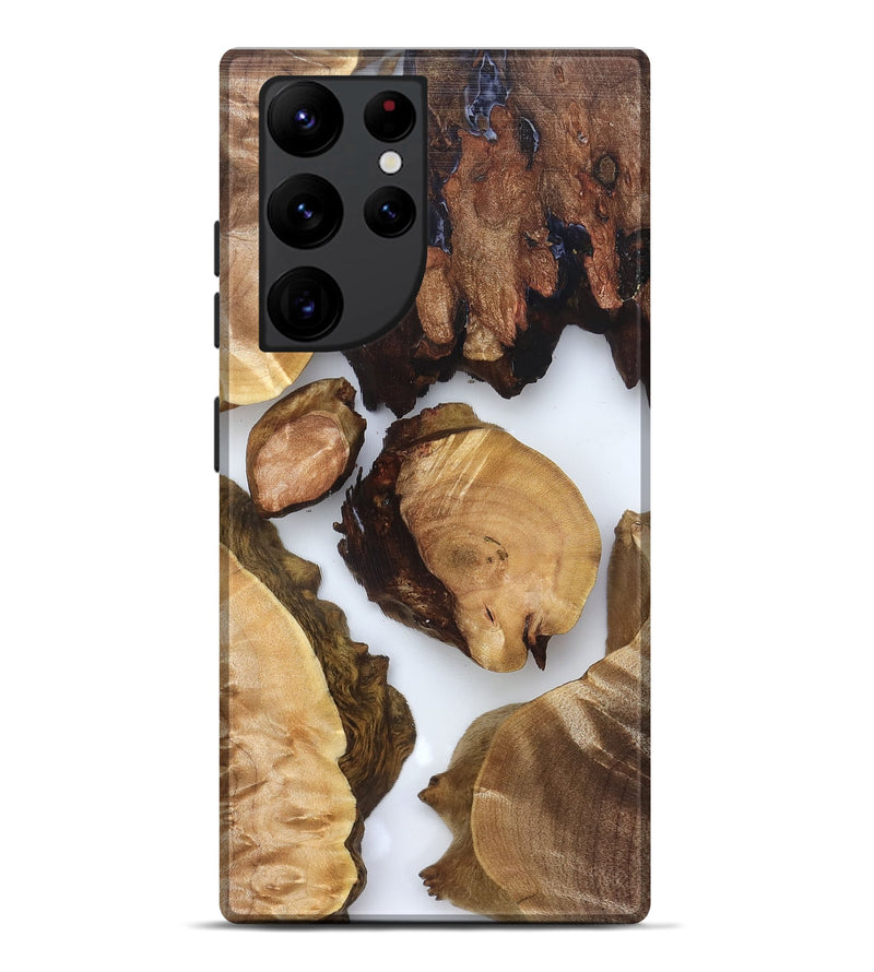 Galaxy S22 Ultra Wood Live Edge Phone Case - Rihanna (Clear, 825605)