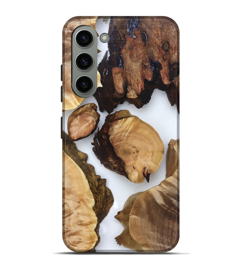 Galaxy S23 Plus Wood Live Edge Phone Case - Rihanna (Clear, 825605)