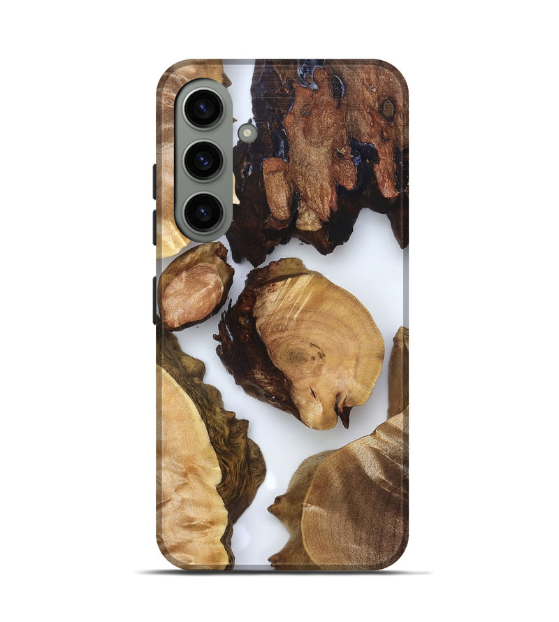 Galaxy S24 Wood Live Edge Phone Case - Rihanna (Clear, 825605)