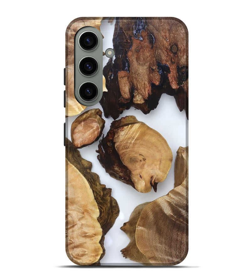 Galaxy S24 Plus Wood Live Edge Phone Case - Rihanna (Clear, 825605)
