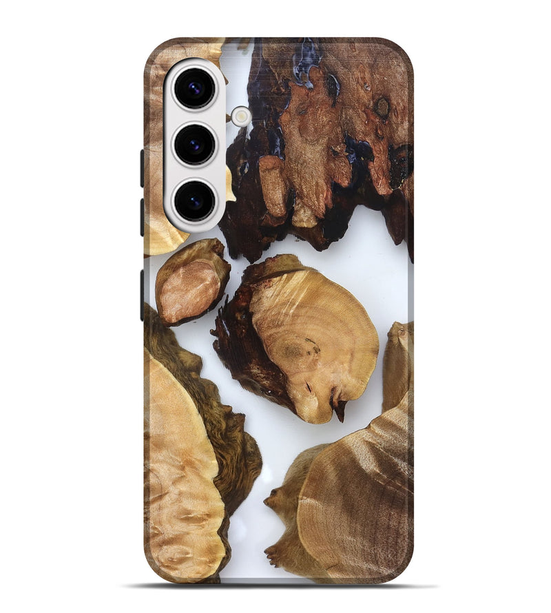 Galaxy S25 Plus Wood Live Edge Phone Case - Rihanna (Clear, 825605)