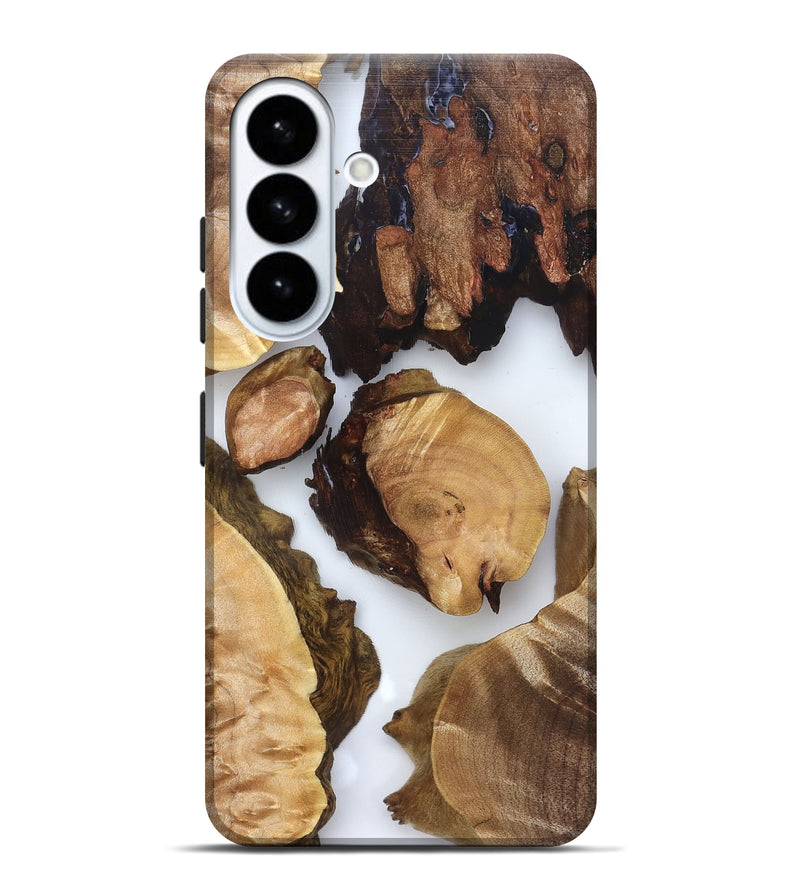 Galaxy S26 Plus Wood Live Edge Phone Case - Rihanna (Clear, 825605)
