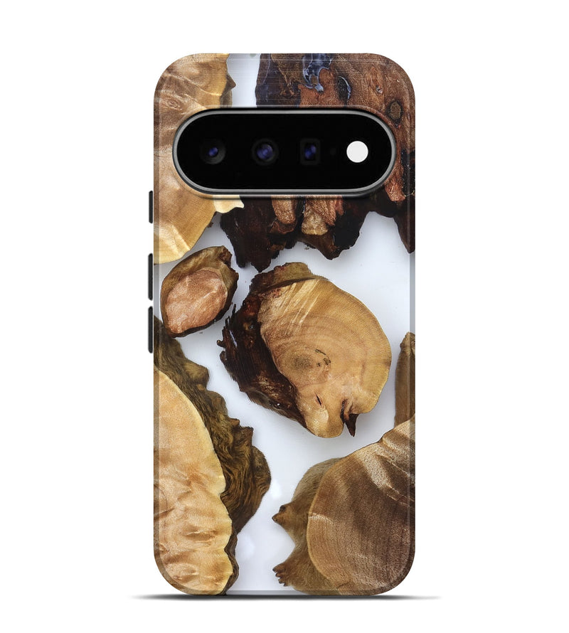 Pixel 11 Pro Wood Live Edge Phone Case - Rihanna (Clear, 825605)