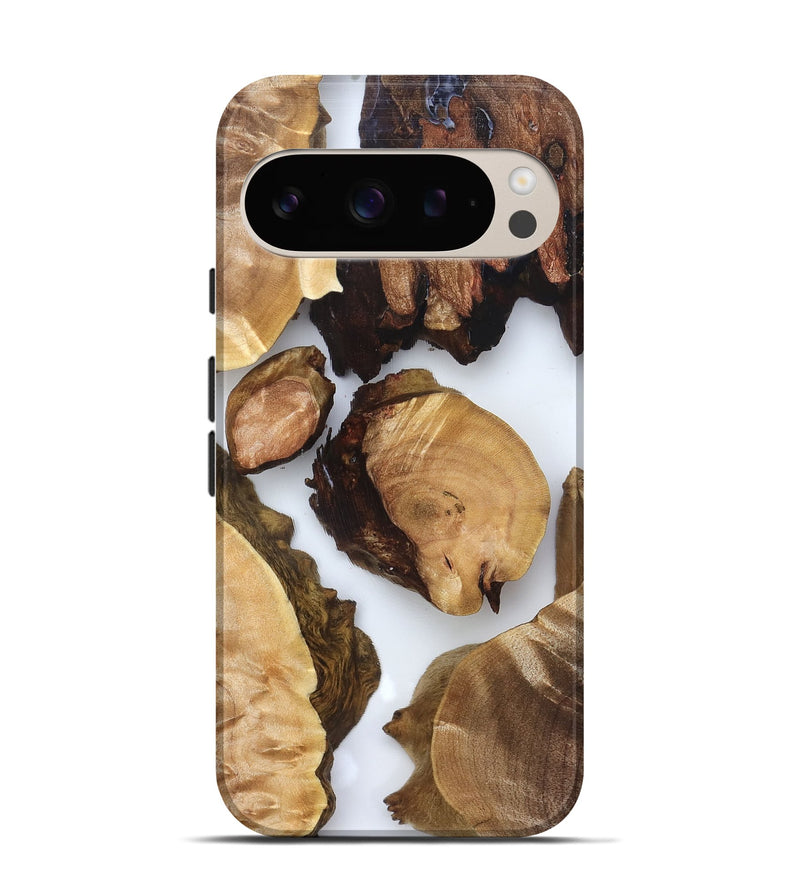 Pixel 9 Pro Wood Live Edge Phone Case - Rihanna (Clear, 825605)