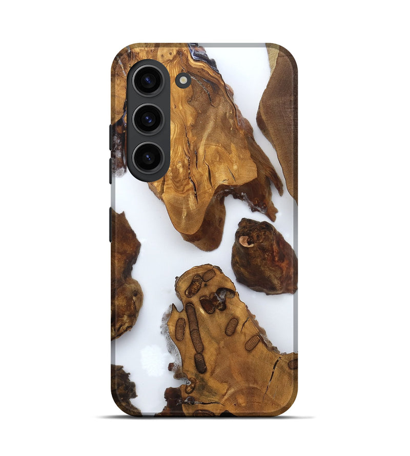 Galaxy S23 Wood Live Edge Phone Case - Amara (Clear, 825606)
