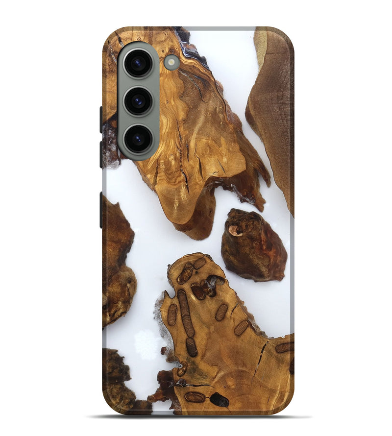 Galaxy S23 Plus Wood Live Edge Phone Case - Amara (Clear, 825606)