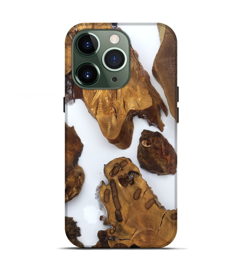 iPhone 13 Pro Wood Live Edge Phone Case - Amara (Clear, 825606)