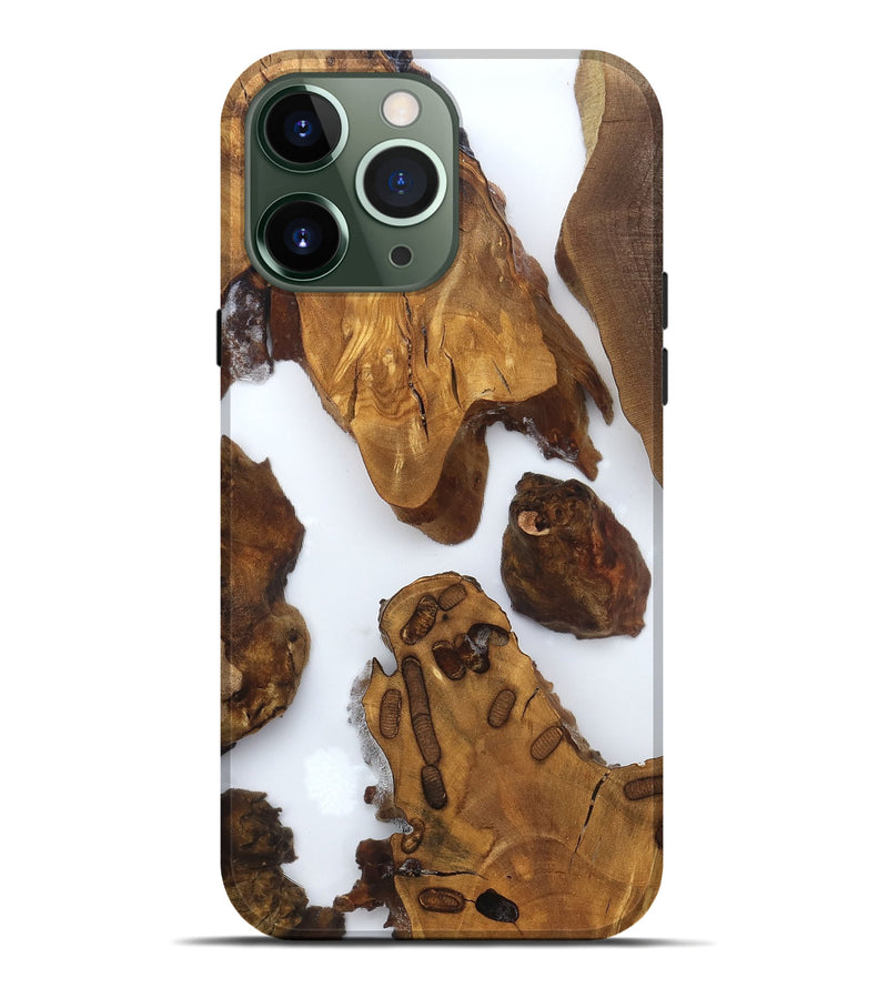 iPhone 13 Pro Max Wood Live Edge Phone Case - Amara (Clear, 825606)