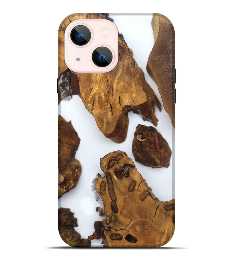 iPhone 14 Plus Wood Live Edge Phone Case - Amara (Clear, 825606)