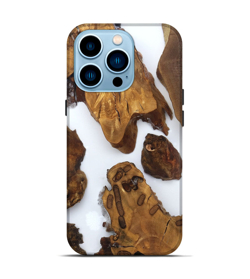 iPhone 14 Pro Wood Live Edge Phone Case - Amara (Clear, 825606)