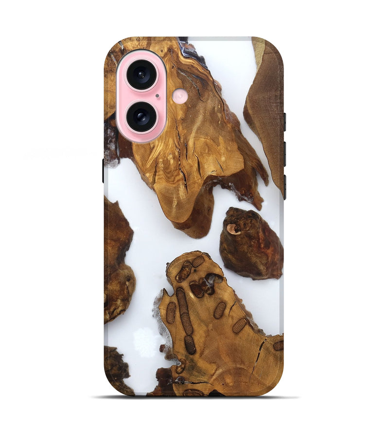 iPhone 17 Wood Live Edge Phone Case - Amara (Clear, 825606)