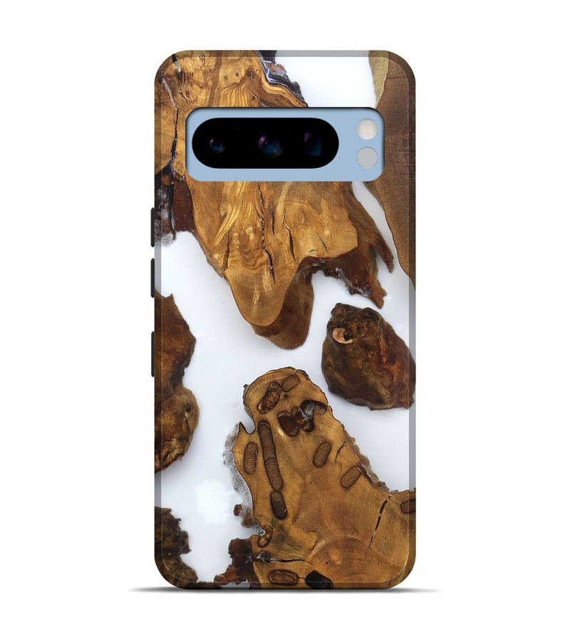 Pixel 8 Pro Wood Live Edge Phone Case - Amara (Clear, 825606)
