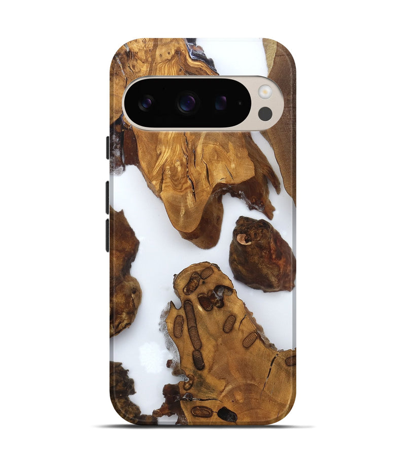Pixel 9 Wood Live Edge Phone Case - Amara (Clear, 825606)
