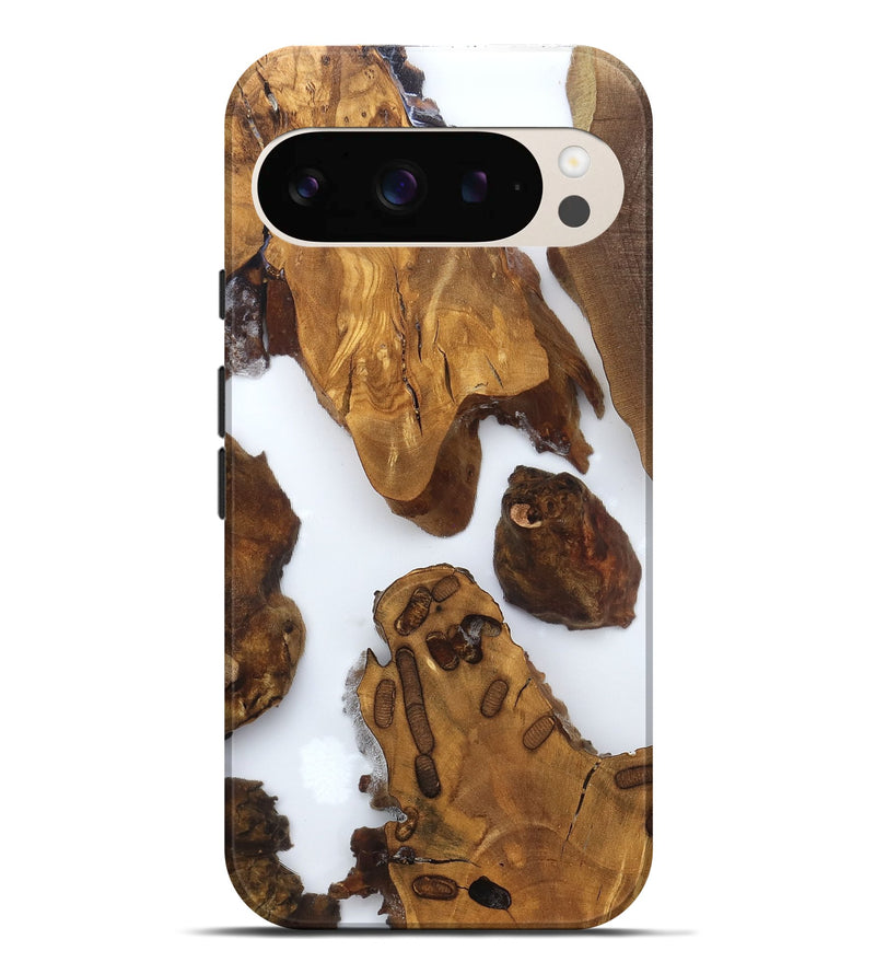 Pixel 9 Pro XL Wood Live Edge Phone Case - Amara (Clear, 825606)