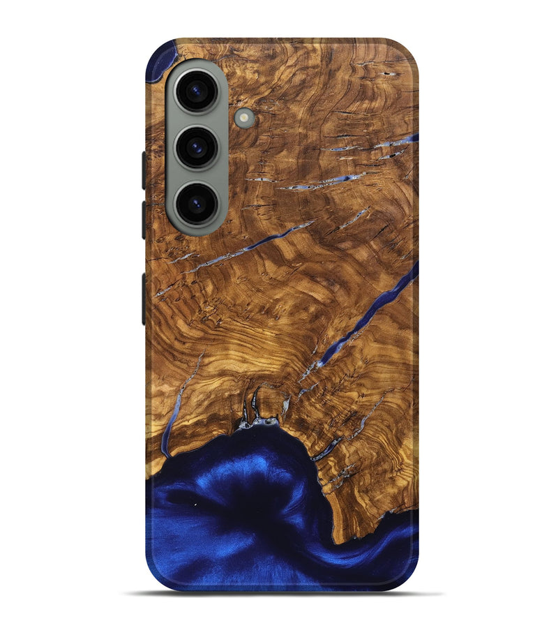 Galaxy S24 Plus Wood Live Edge Phone Case - Alisha (Ancient Olive, 825607)