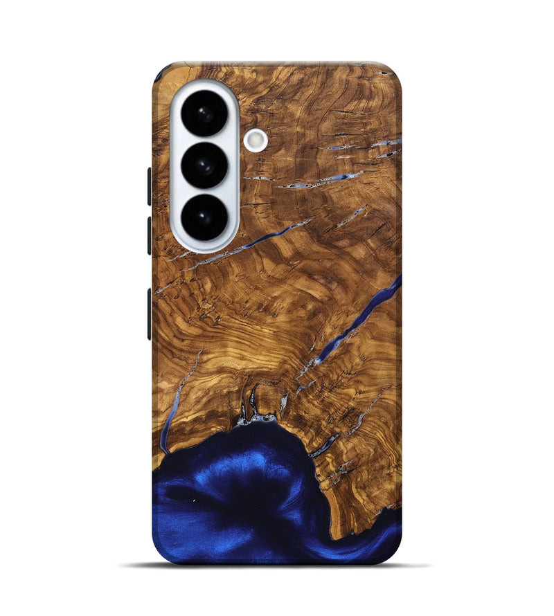 Galaxy S26 Wood Live Edge Phone Case - Alisha (Ancient Olive, 825607)