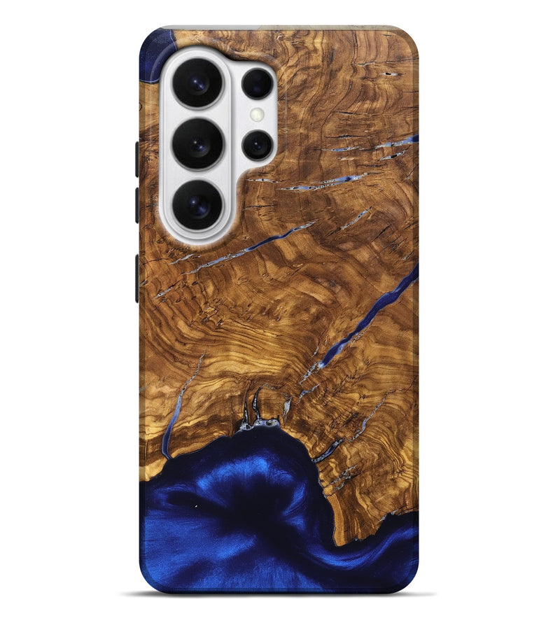 Galaxy S26 Ultra Wood Live Edge Phone Case - Alisha (Ancient Olive, 825607)