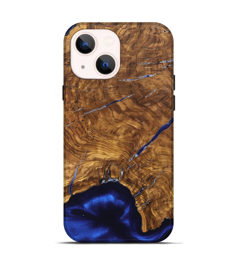 iPhone 14 Wood Live Edge Phone Case - Alisha (Ancient Olive, 825607)