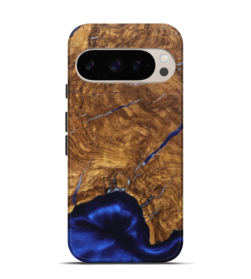 Pixel 10 Wood Live Edge Phone Case - Alisha (Ancient Olive, 825607)