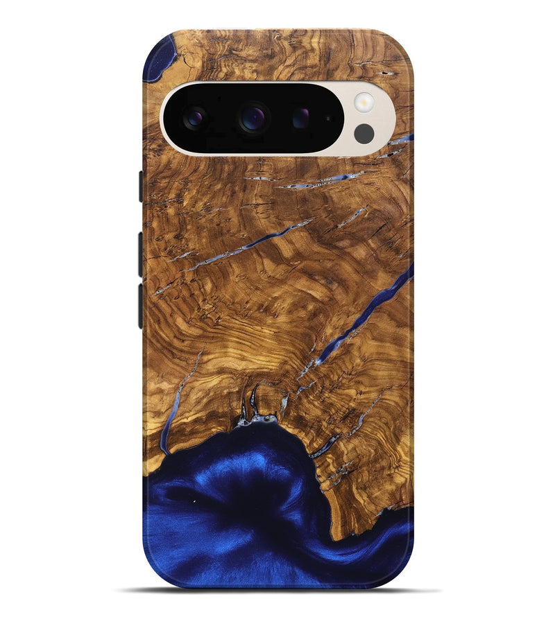 Pixel 10 Pro XL Wood Live Edge Phone Case - Alisha (Ancient Olive, 825607)
