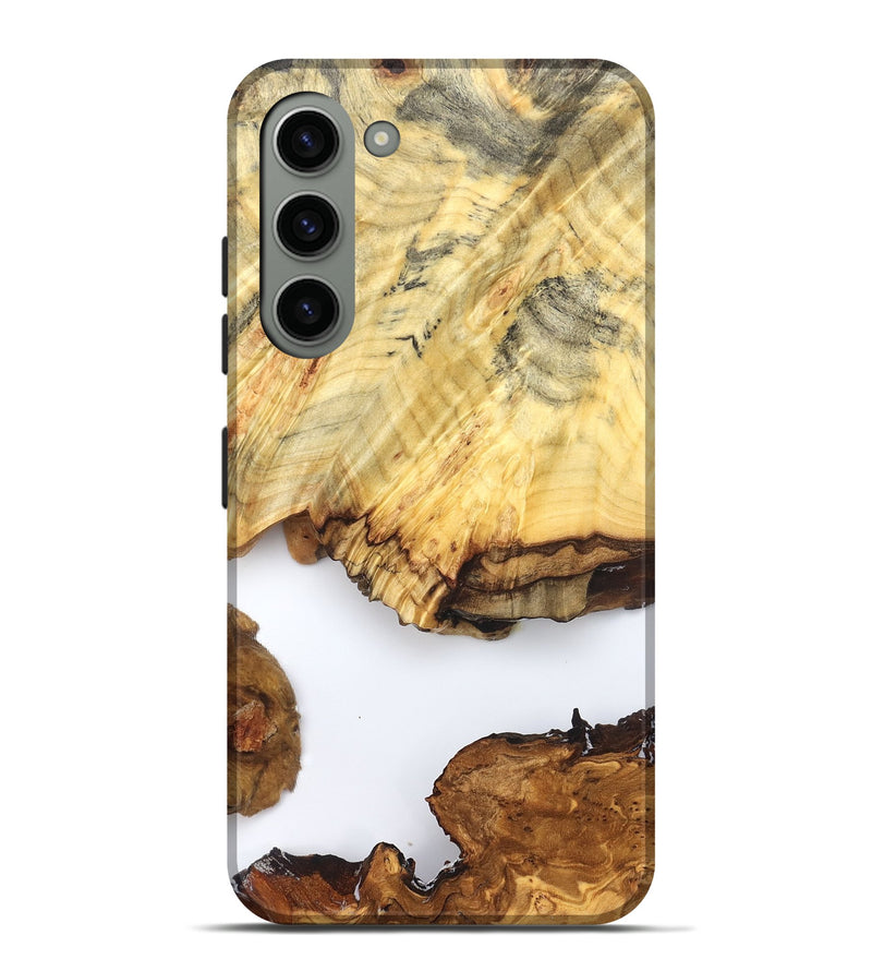 Galaxy S23 Plus Wood Live Edge Phone Case - Jayde (Clear, 825609)