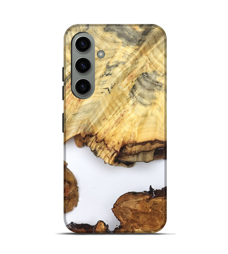 Galaxy S24 Wood Live Edge Phone Case - Jayde (Clear, 825609)