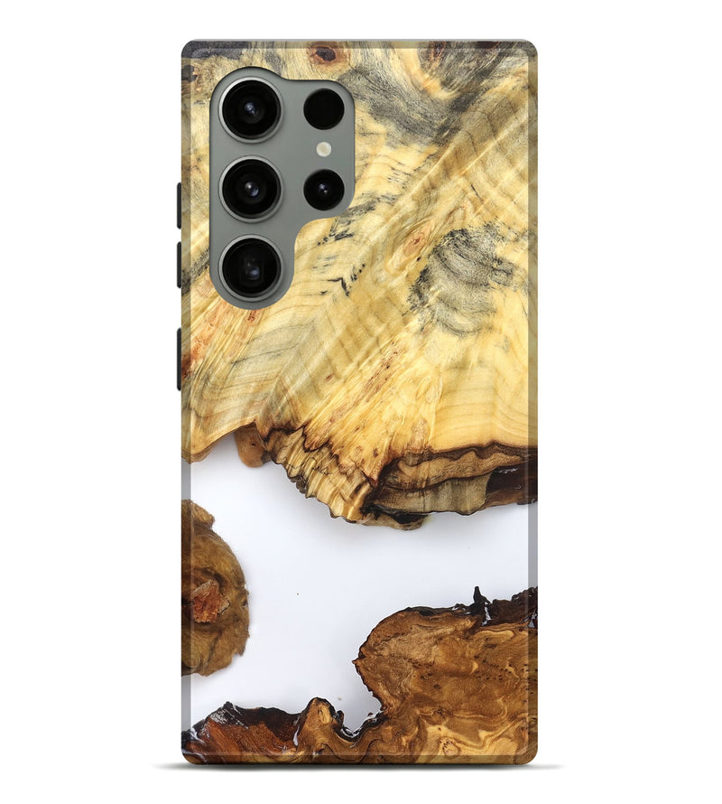 Galaxy S24 Ultra Wood Live Edge Phone Case - Jayde (Clear, 825609)