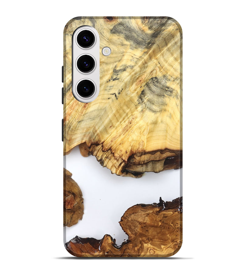 Galaxy S25 Plus Wood Live Edge Phone Case - Jayde (Clear, 825609)