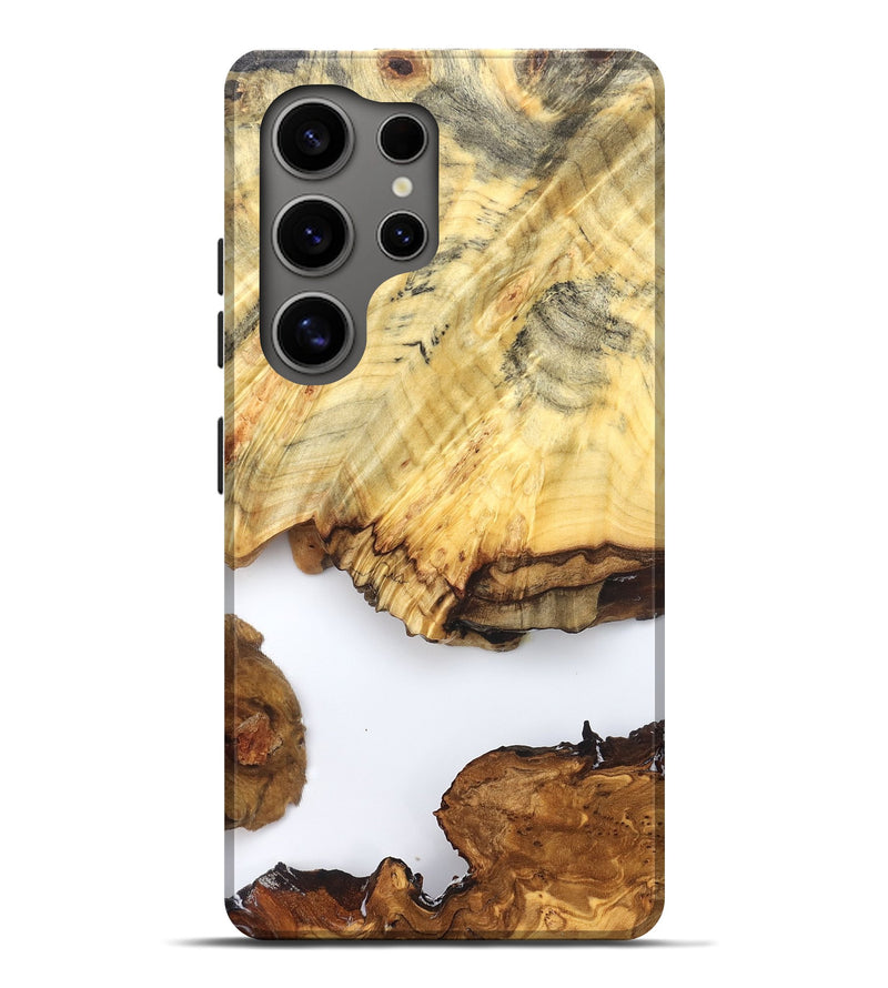 Galaxy S25 Ultra Wood Live Edge Phone Case - Jayde (Clear, 825609)