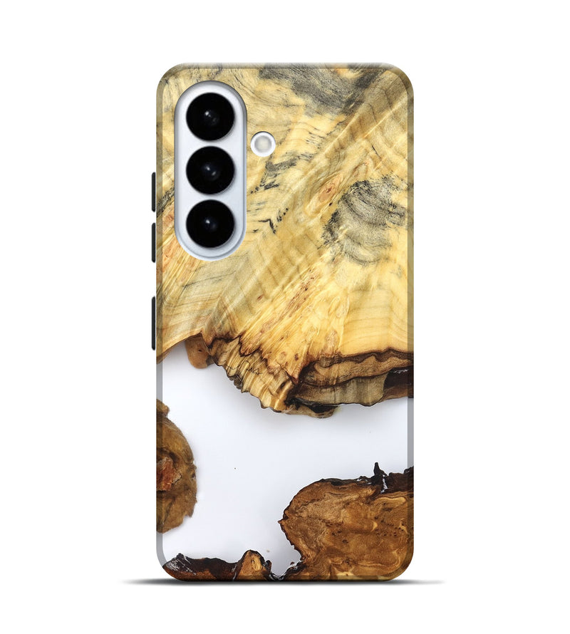 Galaxy S26 Wood Live Edge Phone Case - Jayde (Clear, 825609)