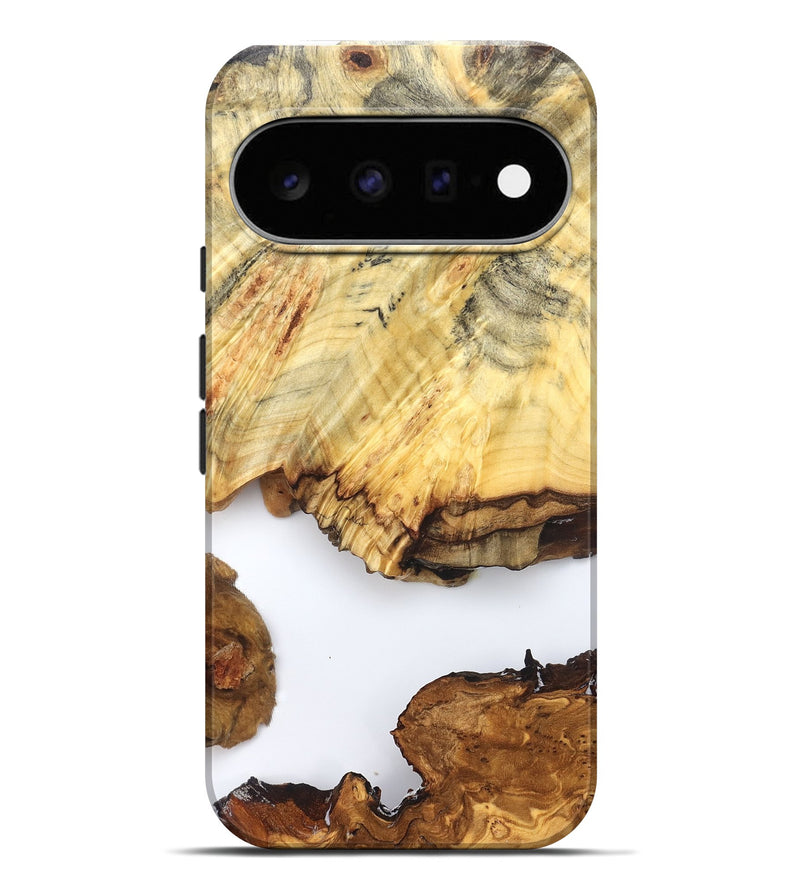 Pixel 11 Pro XL Wood Live Edge Phone Case - Jayde (Clear, 825609)