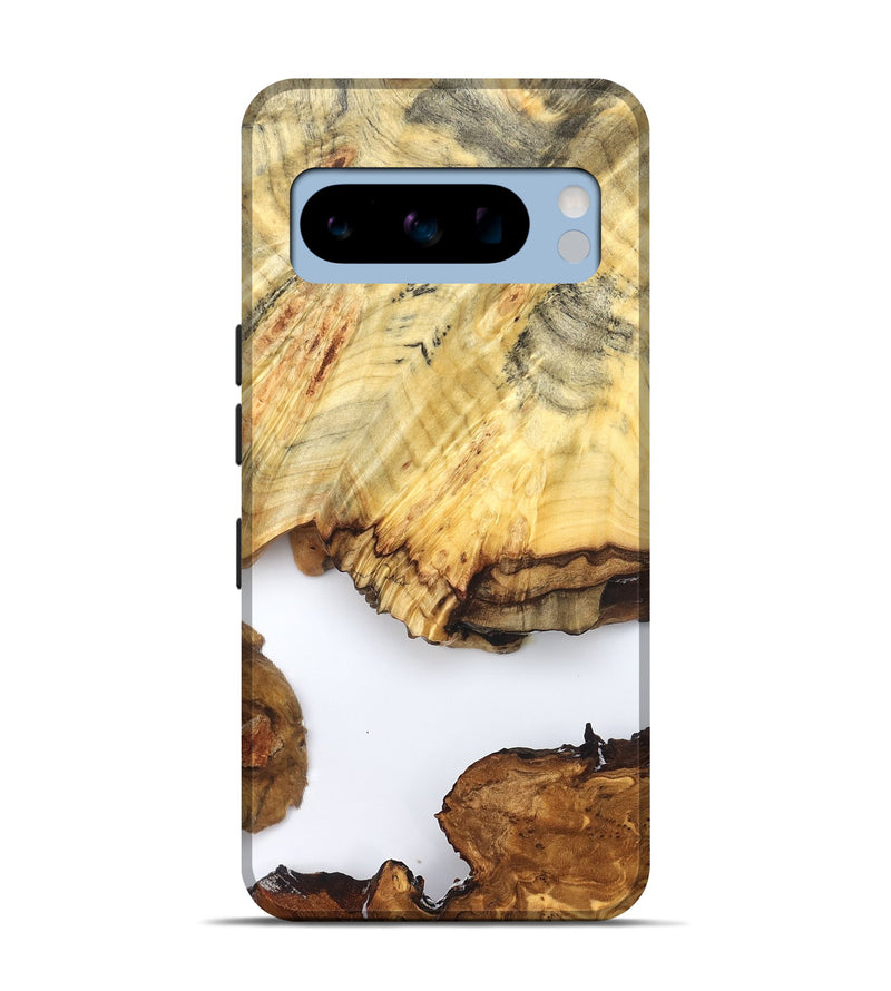 Pixel 8 Pro Wood Live Edge Phone Case - Jayde (Clear, 825609)