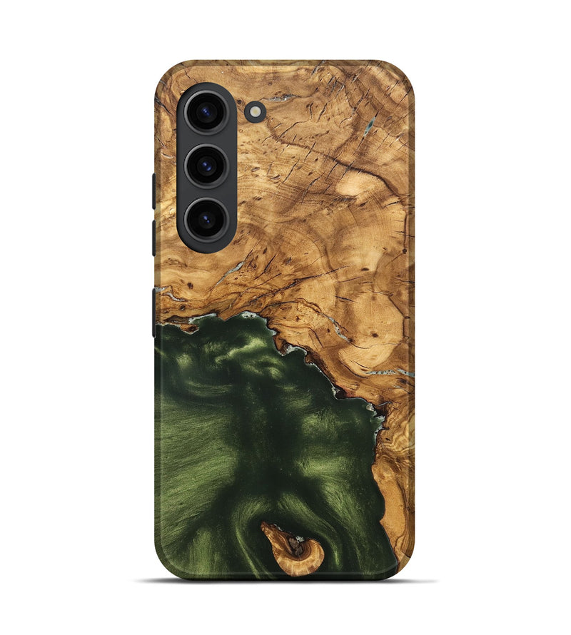 Galaxy S23 Wood Live Edge Phone Case - Cristin (Solid Wood, 825610)