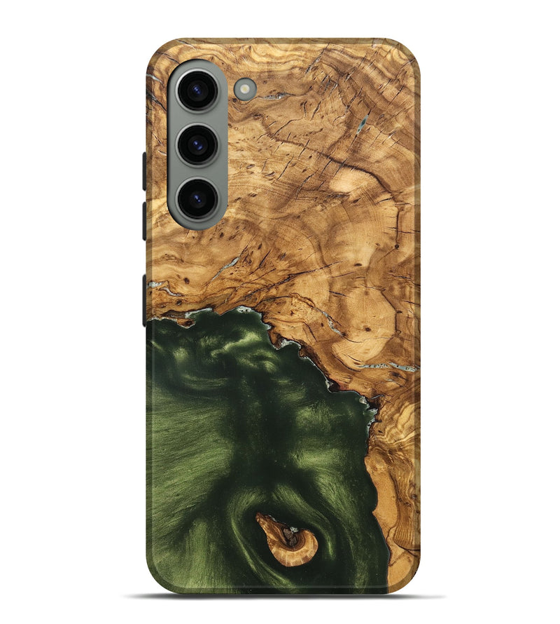 Galaxy S23 Plus Wood Live Edge Phone Case - Cristin (Solid Wood, 825610)