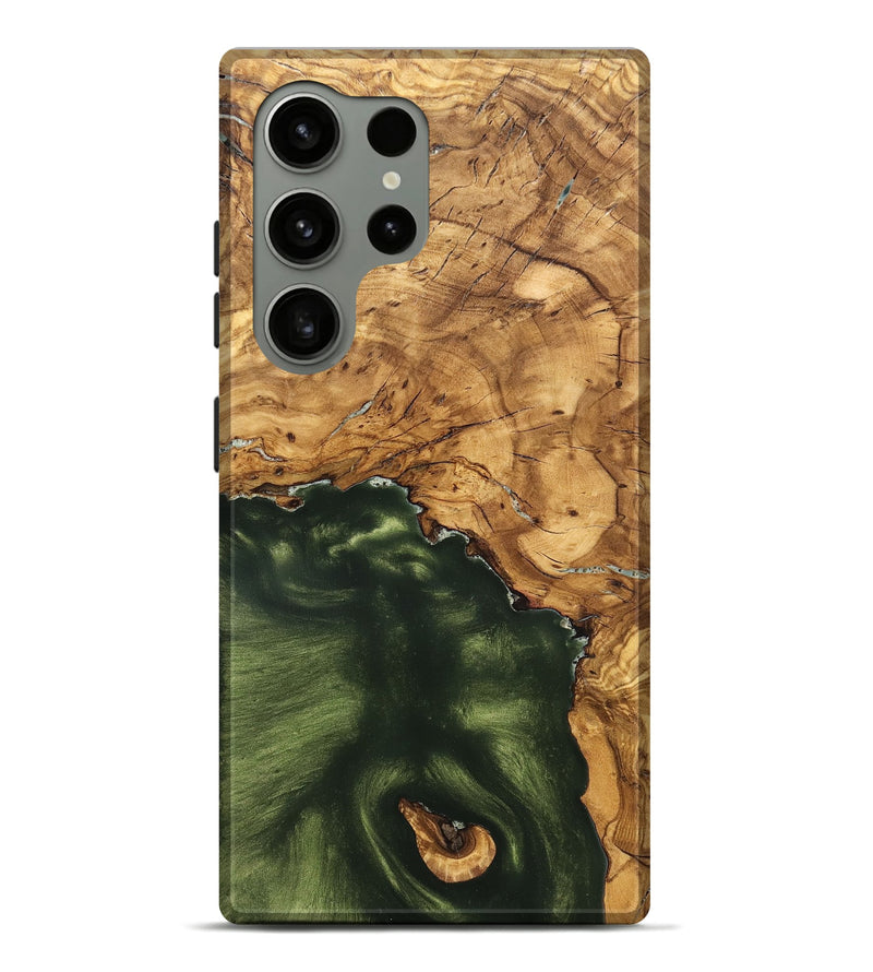 Galaxy S24 Ultra Wood Live Edge Phone Case - Cristin (Solid Wood, 825610)