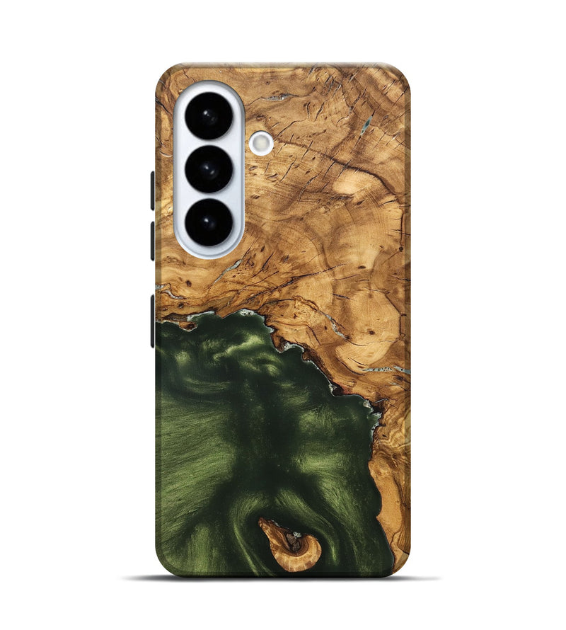 Galaxy S26 Wood Live Edge Phone Case - Cristin (Solid Wood, 825610)