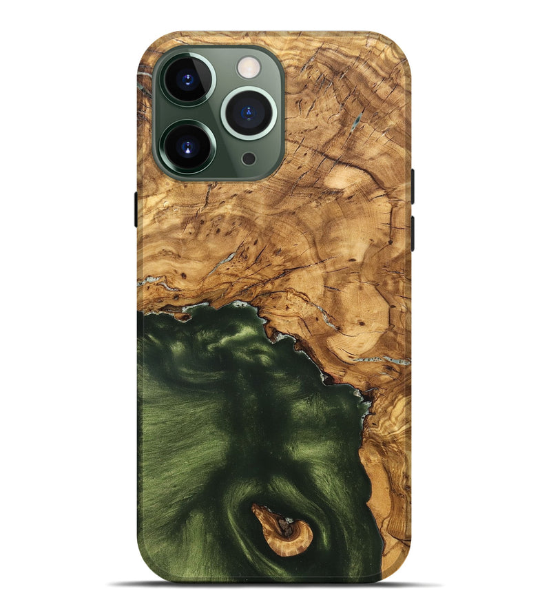 iPhone 13 Pro Max Wood Live Edge Phone Case - Cristin (Solid Wood, 825610)