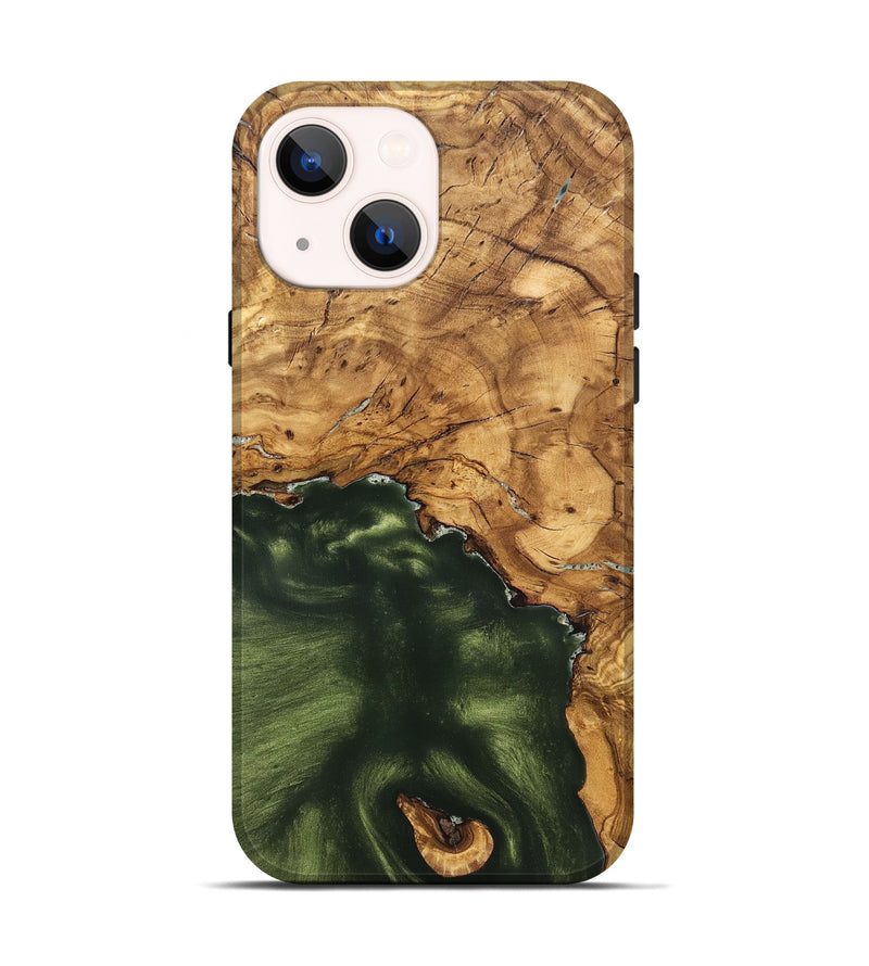 iPhone 14 Wood Live Edge Phone Case - Cristin (Solid Wood, 825610)