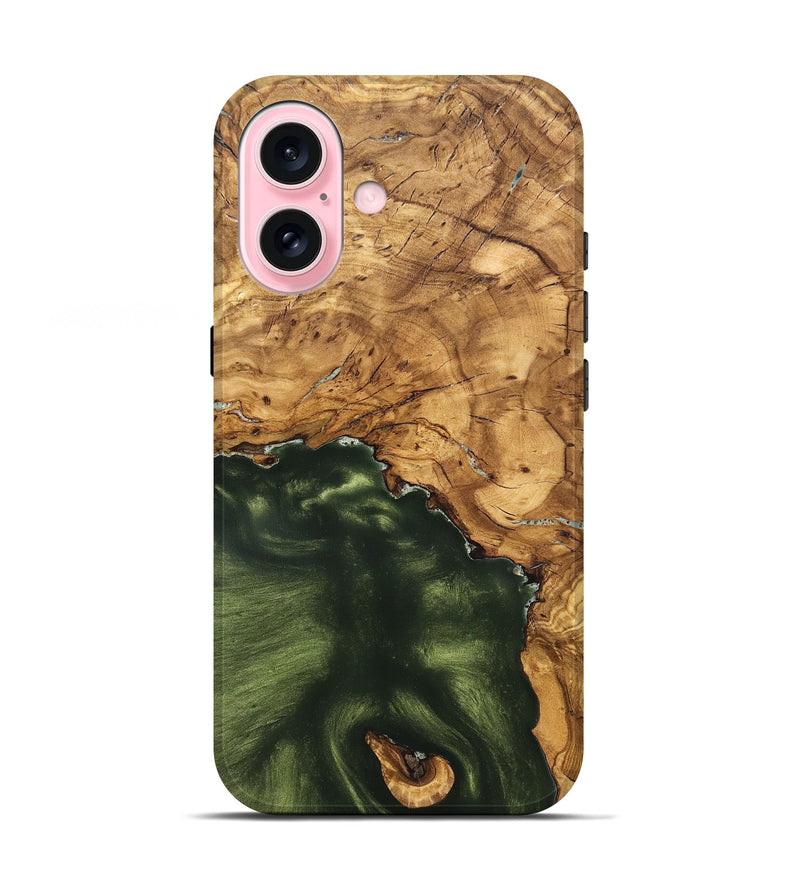 iPhone 17 Wood Live Edge Phone Case - Cristin (Solid Wood, 825610)