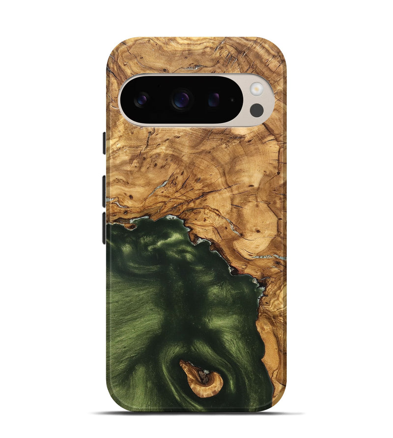 Pixel 9 Pro Wood Live Edge Phone Case - Cristin (Solid Wood, 825610)
