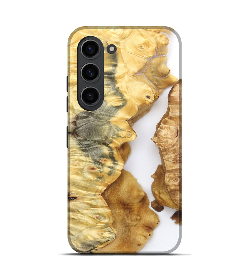 Galaxy S23 Wood Live Edge Phone Case - Zina (Clear, 825611)